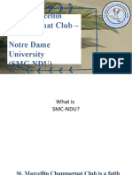 Saint Marcellin Champagnat Club - Notre Dame University (SMC-NDU)