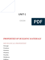 Building Materials Mechanical Properties