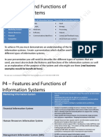 P4 - Features and Functions of Information Systems: This Study Resource Was Shared Via