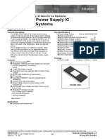 Multi-Channel Power Supply IC For Car Audio Systems: Datasheet