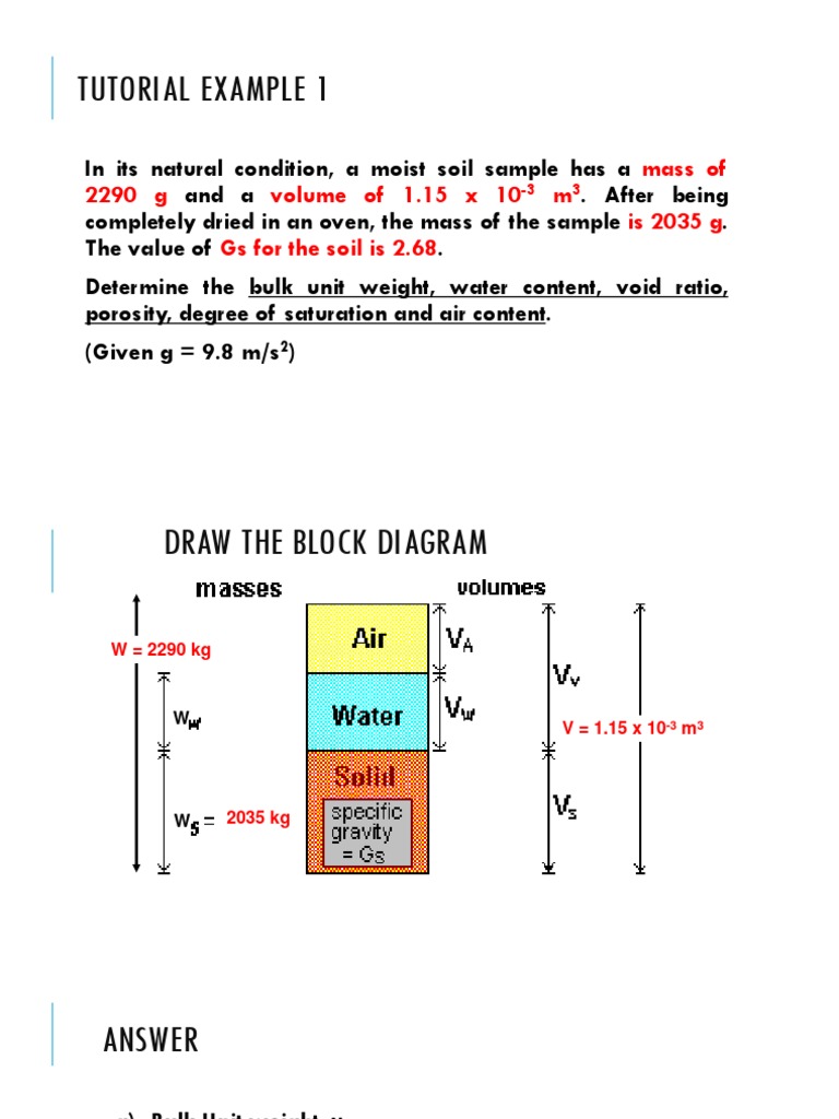 Week 4 Weight-Volume Relationship | PDF | Continuum Mechanics | Natural ...