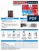 Scellement Chimique Spécial Béton - Fiche Technique