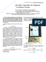 PID, Fuzzy and LQR Controllers For Magnetic Levitation System