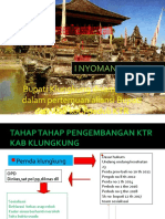 Implementasi KTR Dalan Aturan Adat Dan Agama hindu-KLUNGKUNG