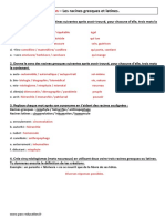 Correction Racines Grecques Et Latines 4ème Contrôle