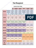 Time Management: Kassandra Lei Coleen E. Dudang