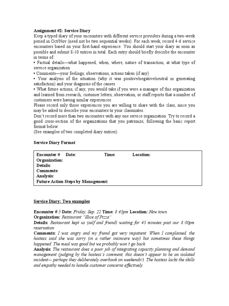 Project Service Diary | PDF | Microsoft Power Point | Psychological ...