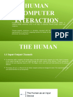 Human Computer Interaction