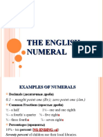 The English Numeral