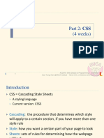 Part 2: CSS (4 Weeks)