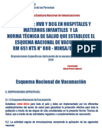 1. Vacunación Del R.N. ( BCG-HvB)