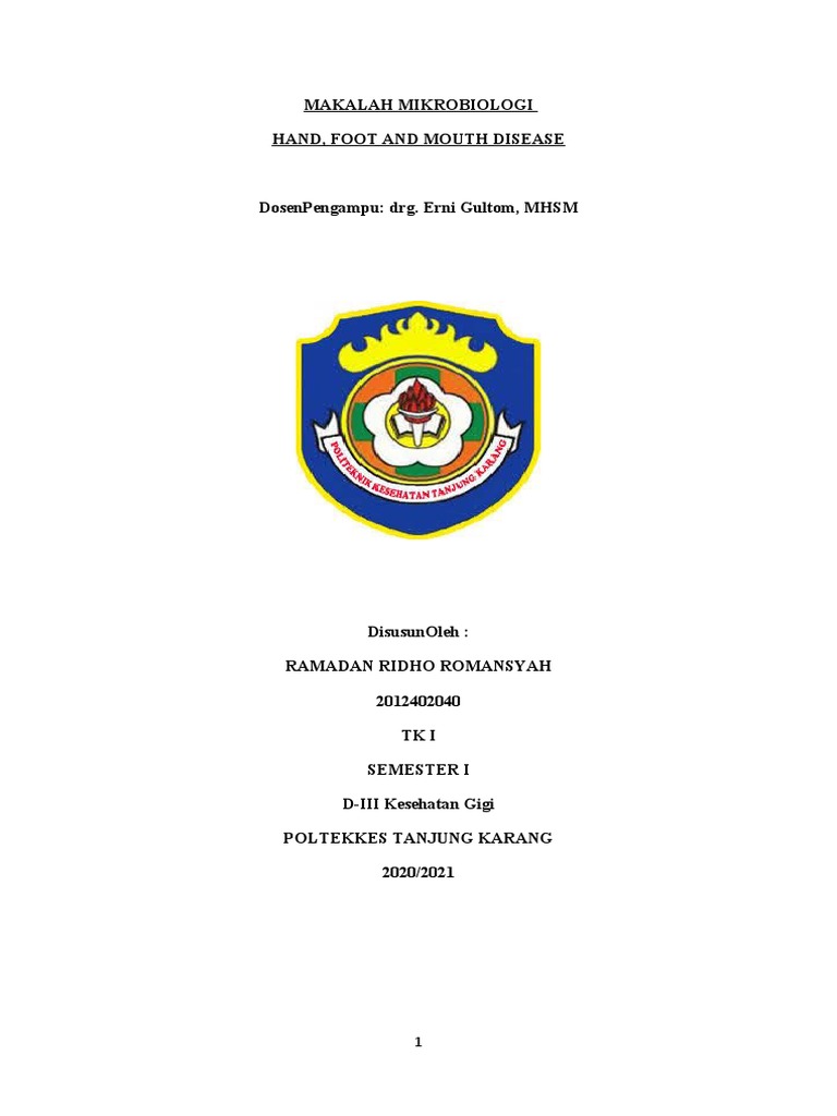 Makalah Mikrobiologi Hfmd 3 Pdf