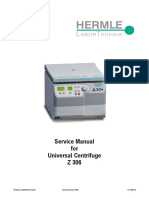 Hermle Z-306 Universal Centrifuge - Service Manual