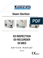 Euronda E9 Inspection, Recorder, Med Sterilizer - Service Manual