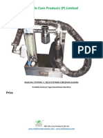 Best Quality Anaesthesia Machine Brochure