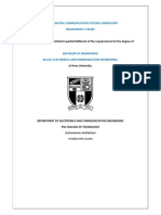 Laboratory Report Submitted in Partial Fulfilment of The Requirements For The Degree of