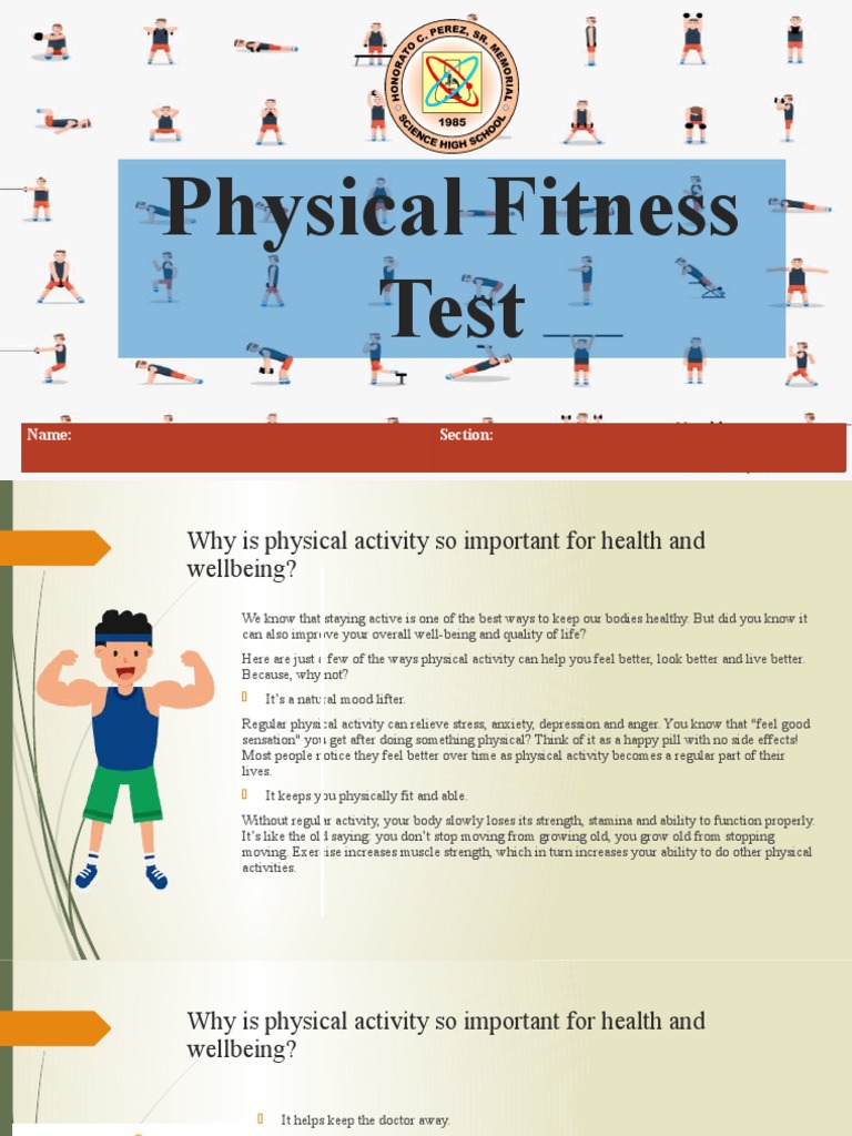The Importance of Physical Activity A Guide to Assessing Physical