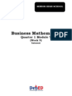 q1 Business Math Module 7