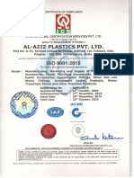 ISO 9001-2015 Certificate