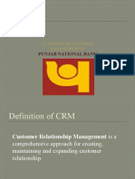 Punjab National Bank: Customer Relationship Management in