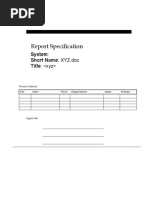 Download Report Functional and Technical Specification Template by jeetchauhan SN53321225 doc pdf