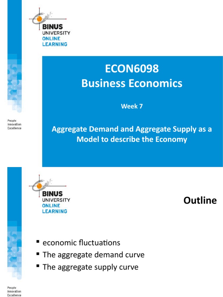 Aggregate Demand and Supply Explained | PDF | Long Run And Short Run ...