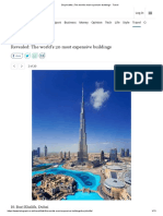 Burj khalifa _ The world's most expensive buildings - Travel