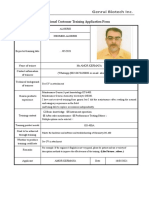 International Customer Training Application Form Algeria Genrui Products
