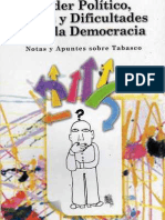 Poder Político Élites y Dificultades para La Democracia