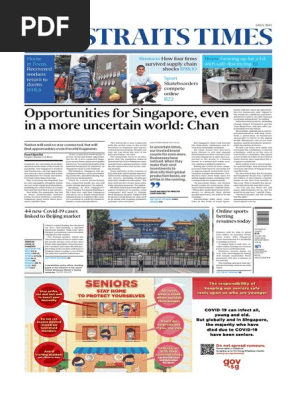 The Straits Times 15-06-2020 | PDF | Singapore | World Politics