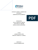 Contrato Individual de Trabajo A Término Fijo Contrataciones