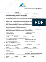 Systematics of Living Organisms