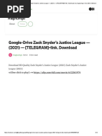 Google-Drive Zack Snyder's Justice League - (2021) - (TELEGRAM) - Link. Download - by Magnumgo - Oct, 2021 - Medium