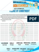 Brigada Eskwela Pledge of Commitment