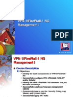 CheckPoint VPN-1 FireWall-1 NG Management I Instructor Slides