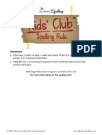 Kids Club Rule