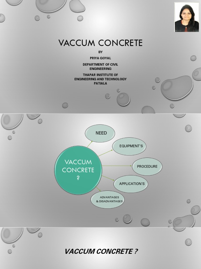 Vacuum Concrete A Technique to Improve Concrete Strength Through Removal of Excess Water PDF