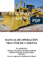 Curso Operacion Tractores Cadenas Bulldozers Aplicaciones Seguridad Inspeccion Estructura Componentes Implementos