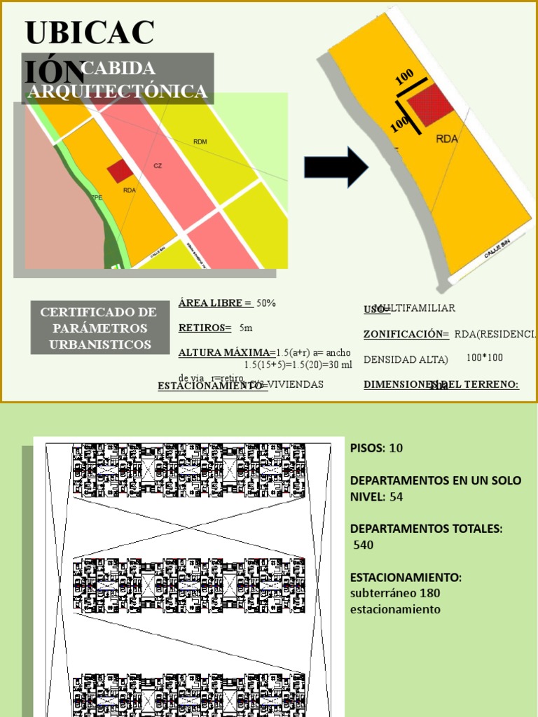 Cabida Arquitectonica Grupo 3 | PDF