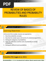 Module 4 Review of Basic Probabilities and Probability Rules