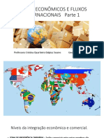 BLOCOS ECONMICOS E FLUXOS INTERNACIONAIS Parte 11