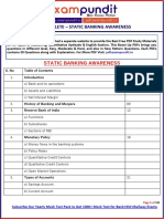 The Complete Static Banking Awareness PDF Capsule