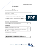 Evaluación programa de actividad - PONTEDEUME