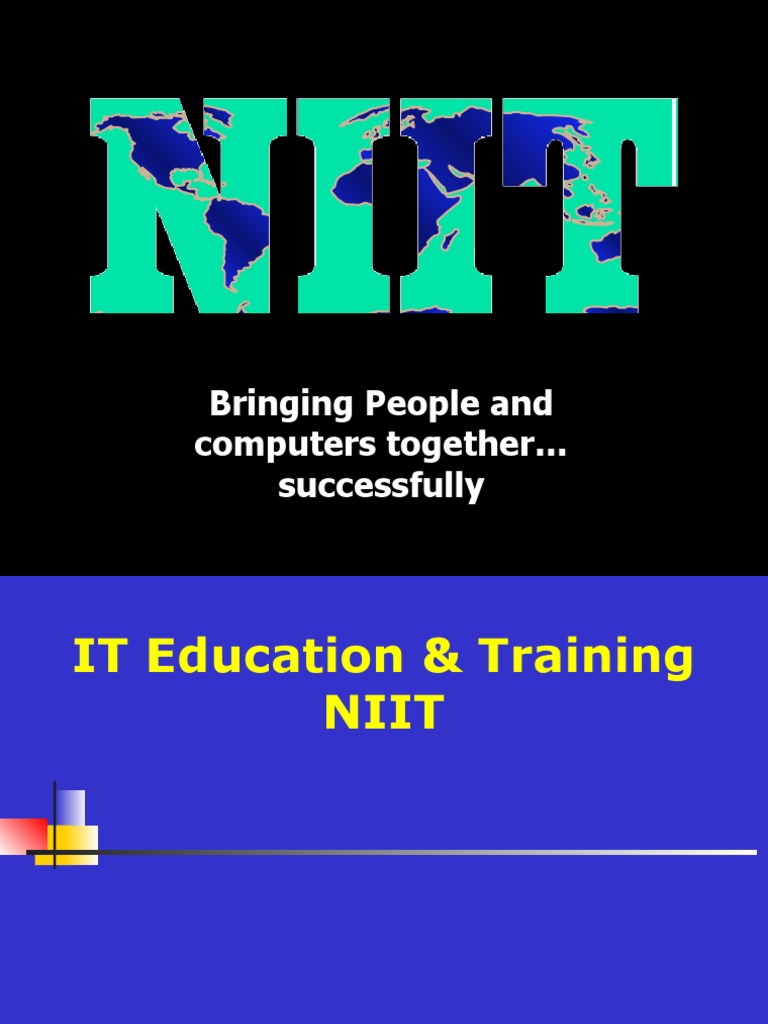 IT Education & Training by NIIT | PDF | Educational Technology