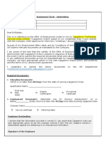 BGV Undertaking Format