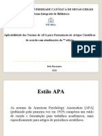 Treinamento Apa 2020