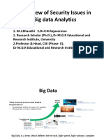 Over View of Security Issues in Big Data Analytics
