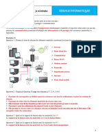 3e Corrigé Exercices Réseaux Informatiques