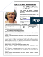 Irp Profile Mrs. Rakesh Verma.