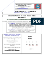 Semana 02-10-08 - Matemática - 3º Bimestre - 2021